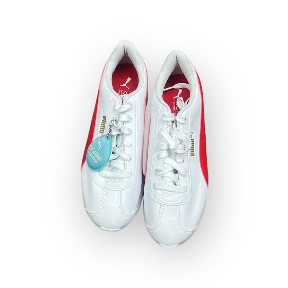 Puma Turino Platform Sneakers Red White and Blue NWOT Size 8.5 - Picture 5 of 10